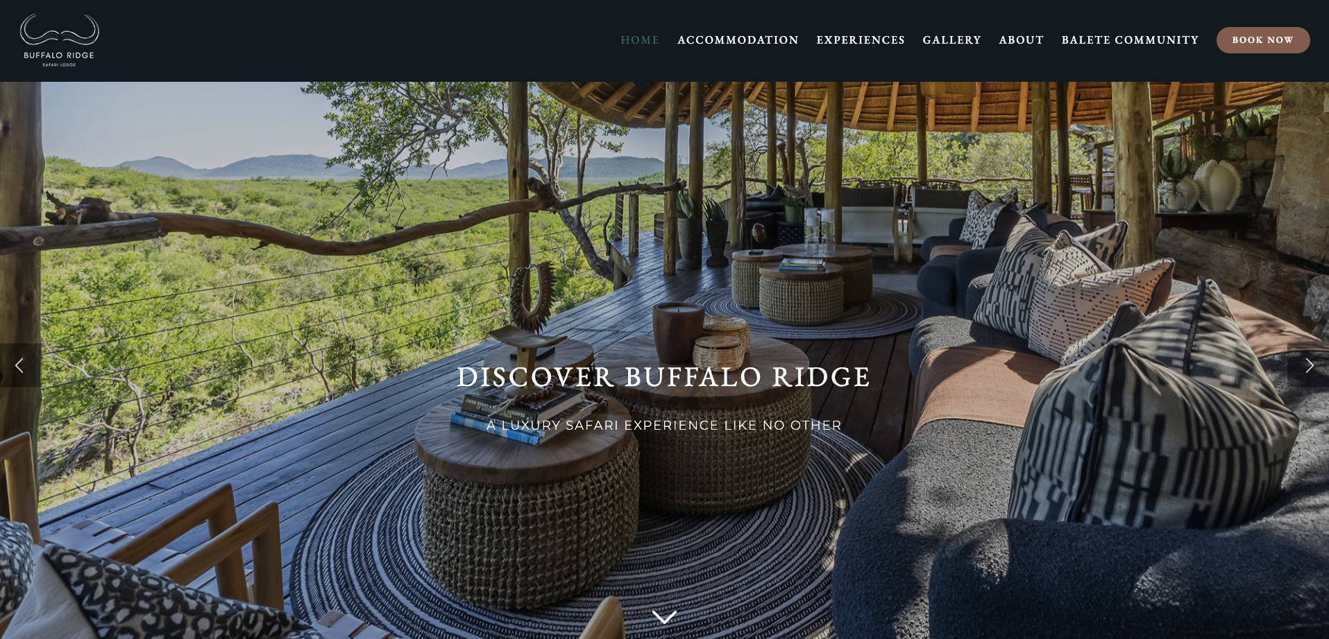 Buffalo Ridge Safari Lodge website
